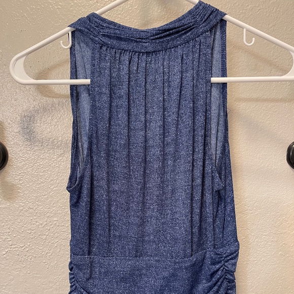 Maggy London Sleeveless V-Neck Empire Waist Dress - Picture 3 of 8